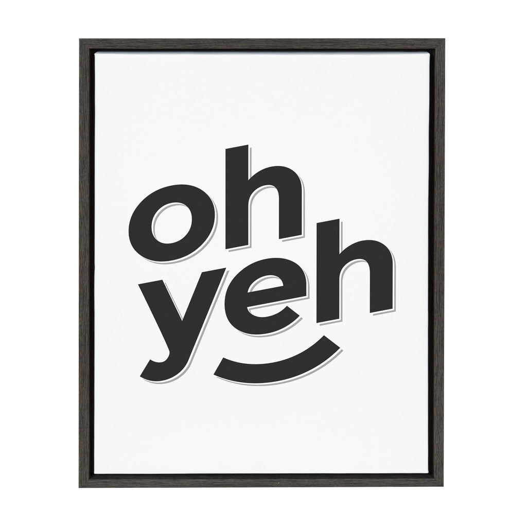 Sylvie Oh Yeh Framed Canvas By Rocket Jack