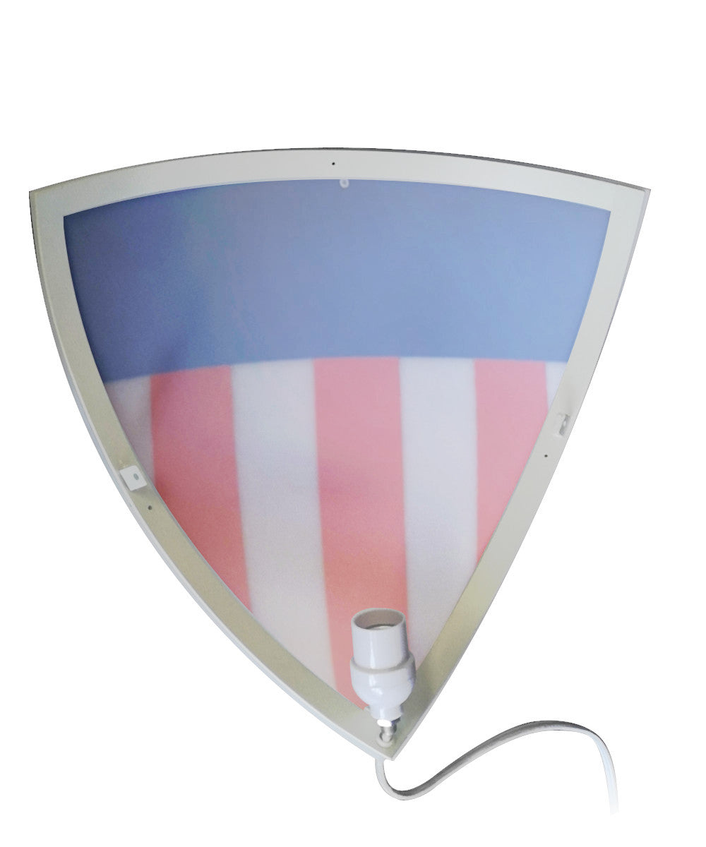 Home Concept Beacon Triangle Plug-In Corner Light, USA Design, 16"W