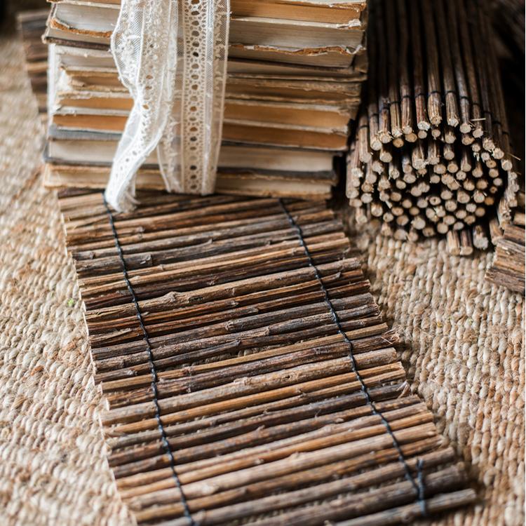 Roll-Up Wood Calligraphy Brush Holder