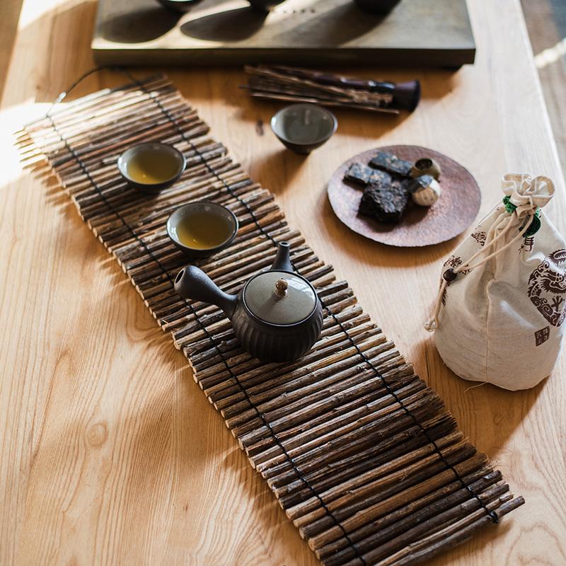Roll-Up Wood Calligraphy Brush Holder