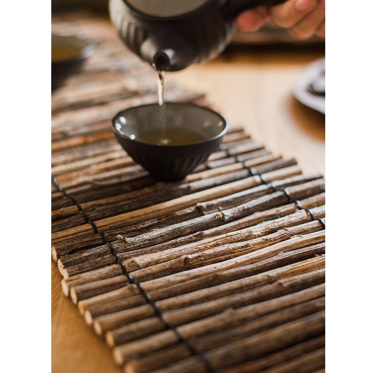 Roll-Up Wood Calligraphy Brush Holder