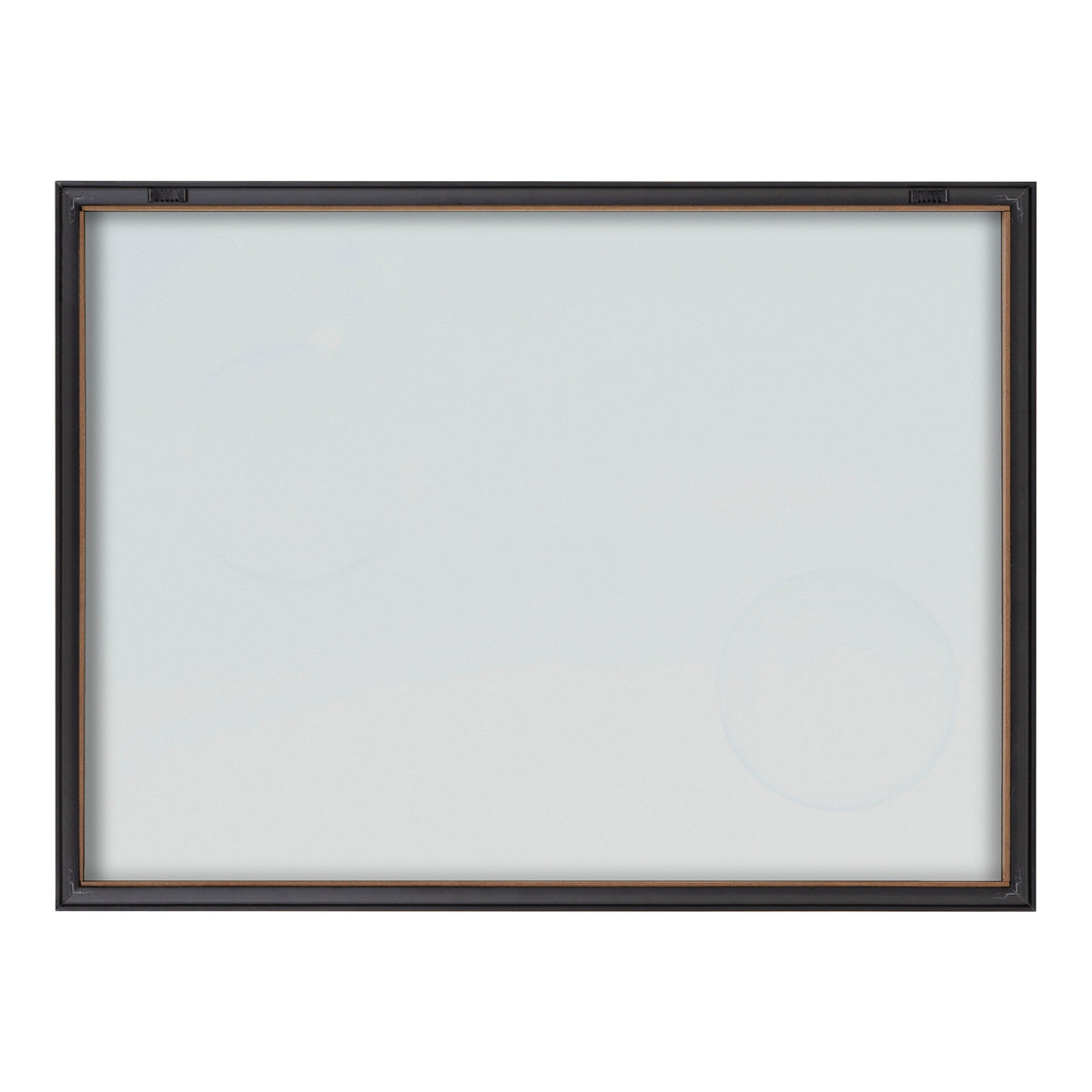 Blake Bubble Rectangle II Framed Printed Glass by Laura Evans