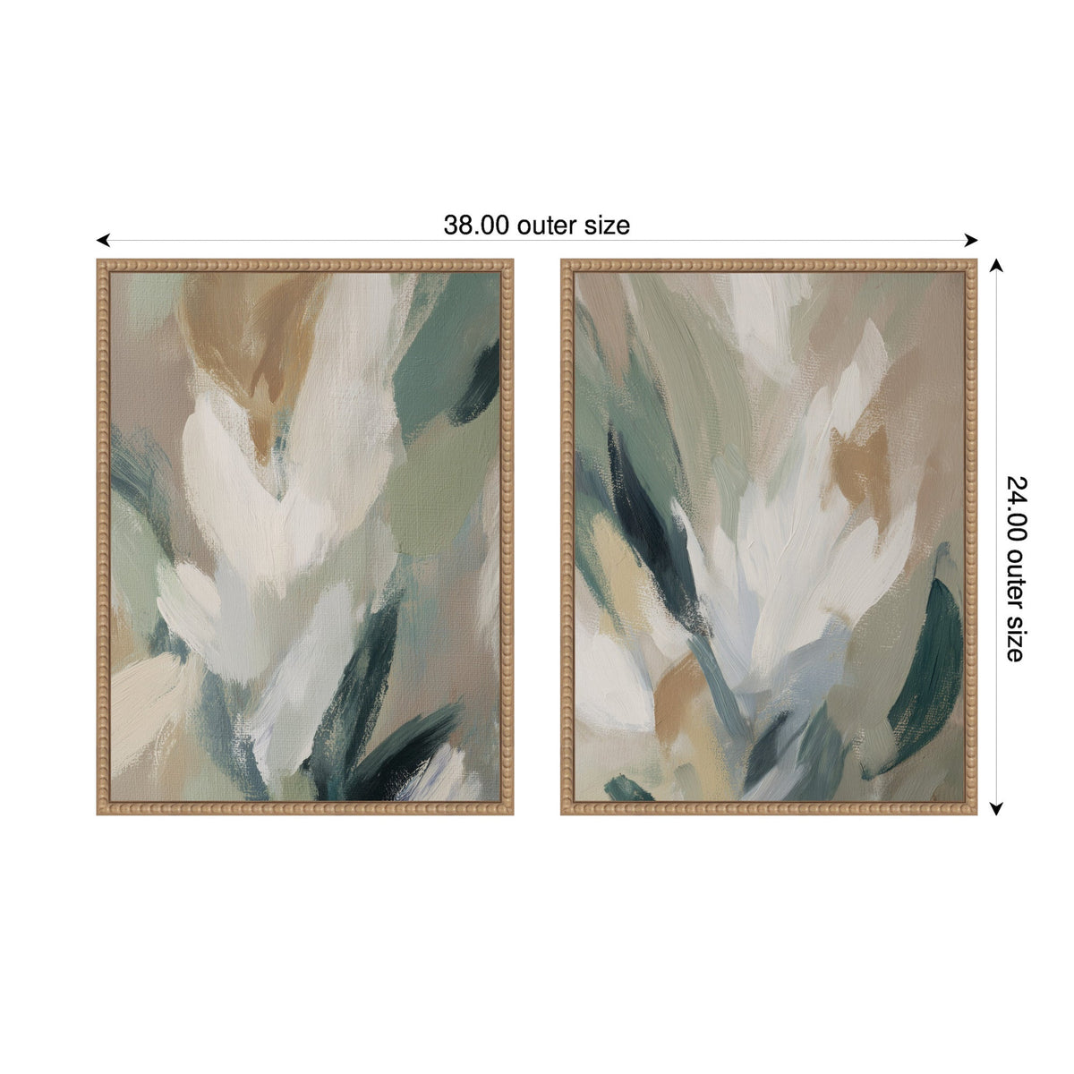 Plant Form No. 1 & No. 2 2 Piece Framed Canvas Wall Art Set by Amy Lighthall