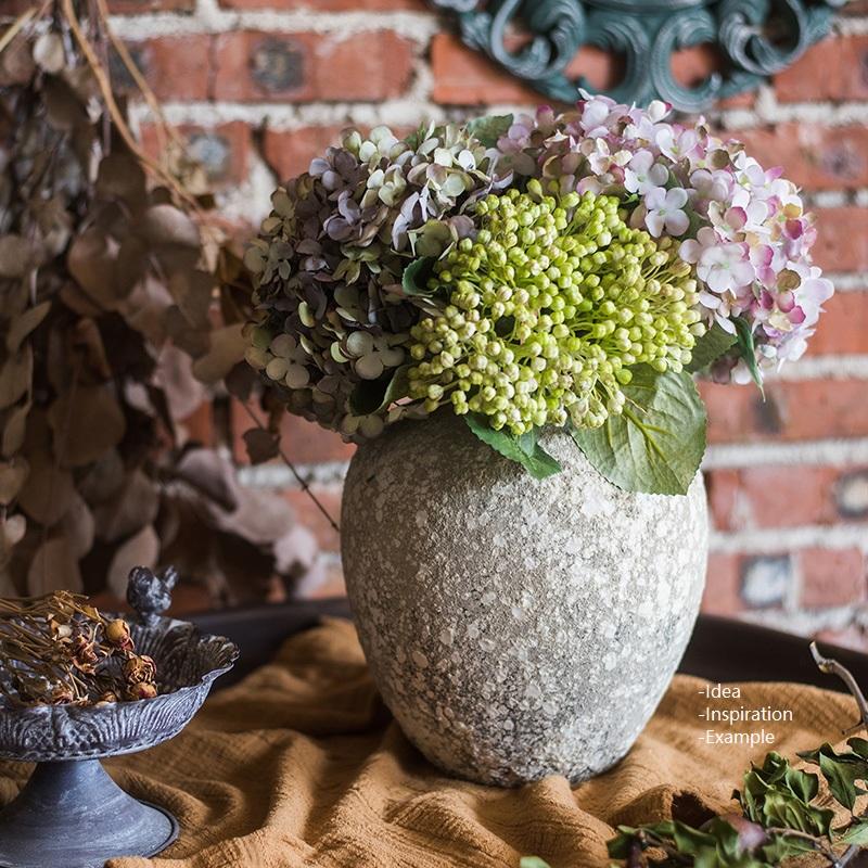 Pompeii-Style Handmade Cement Jar Pot