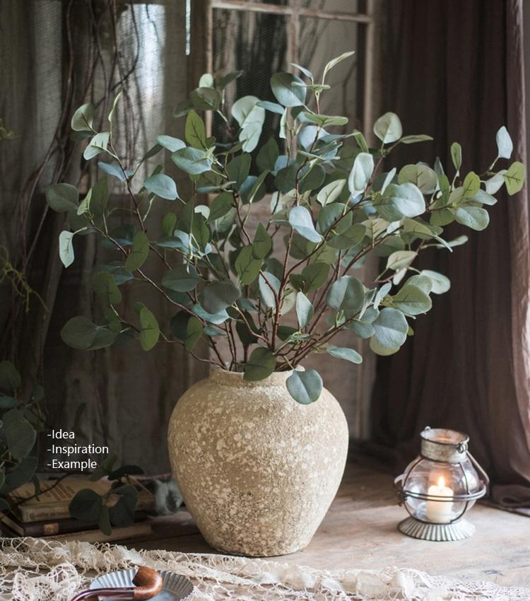 Pompeii-Style Handmade Cement Jar Pot