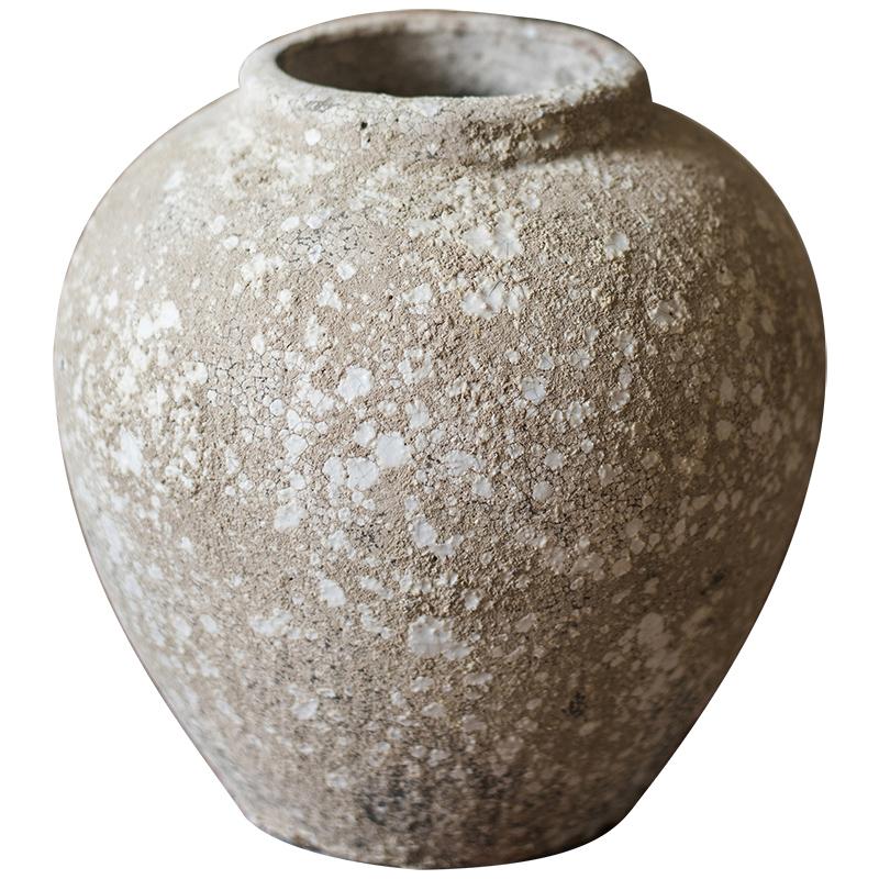 Pompeii-Style Handmade Cement Jar Pot