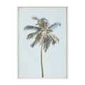 Sylvie One Coconut Palm Tree Framed Canvas by The Creative Bunch Studio