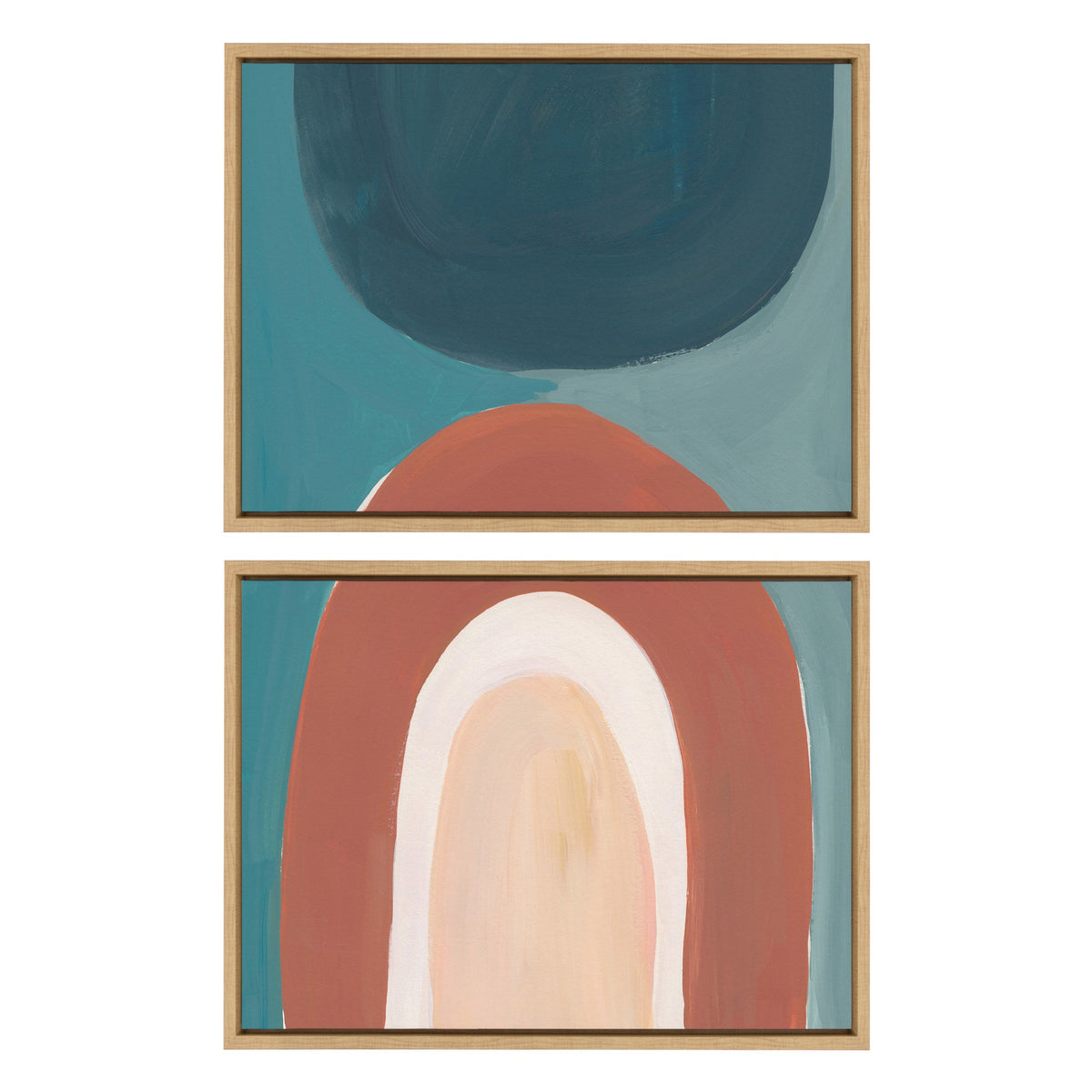 Sylvie Teotitlan Valley Study 1 A and B Framed Canvas Art Set of 2 by Kate Aurelia Holloway
