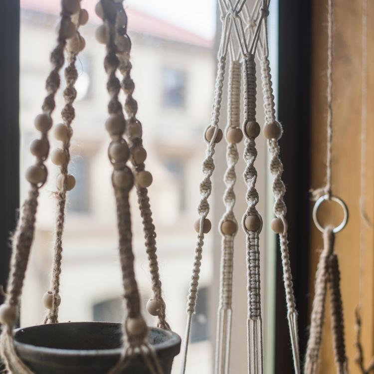 Cotton and Hemp Rope Planter Hanger