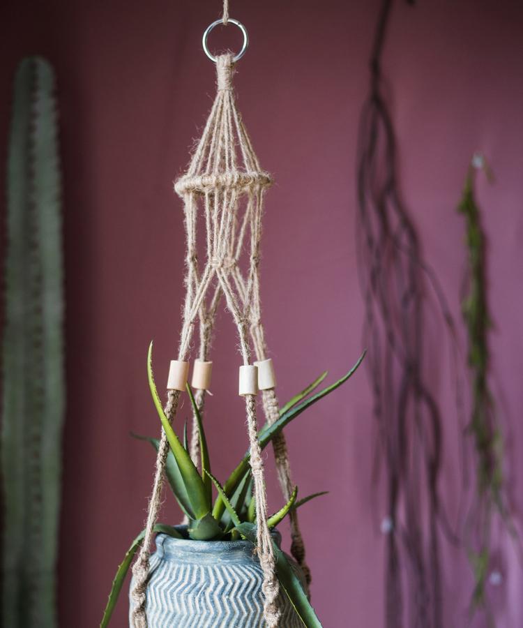 Cotton and Hemp Rope Planter Hanger