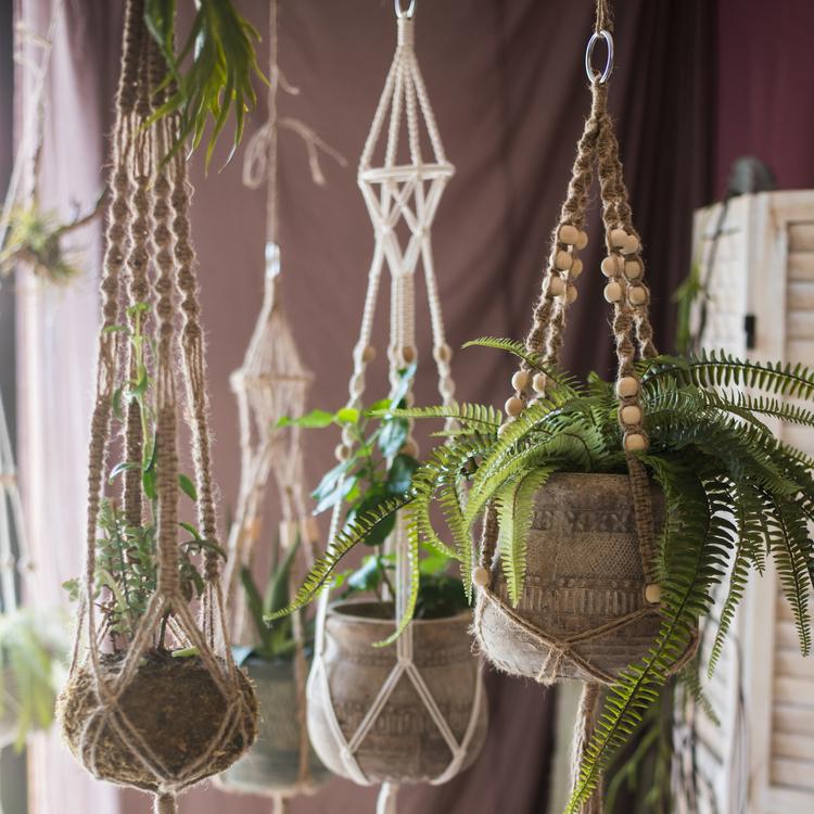 Cotton and Hemp Rope Planter Hanger