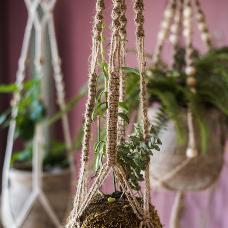 Cotton and Hemp Rope Planter Hanger