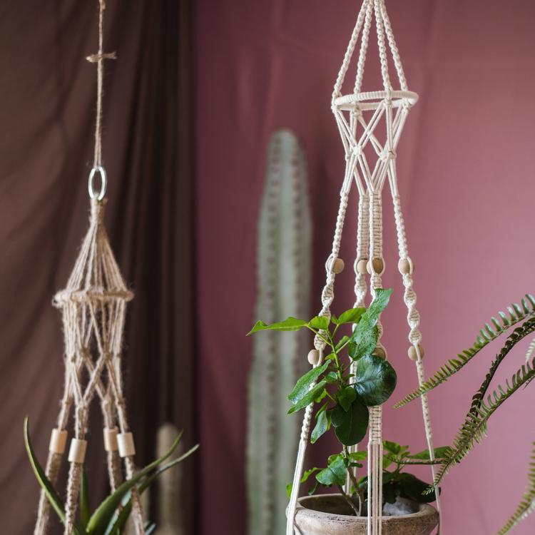Cotton and Hemp Rope Planter Hanger