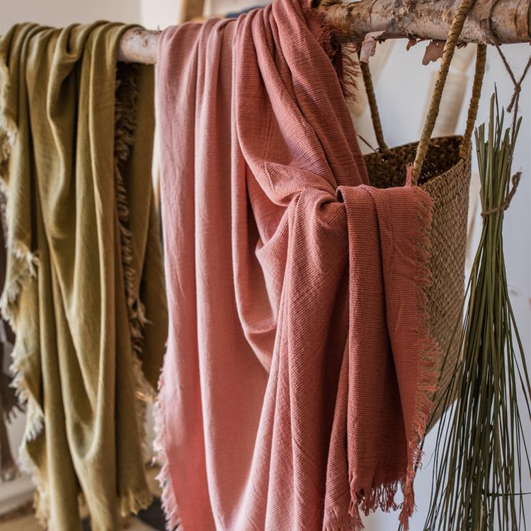 Cotton Sofa Throw Blanket