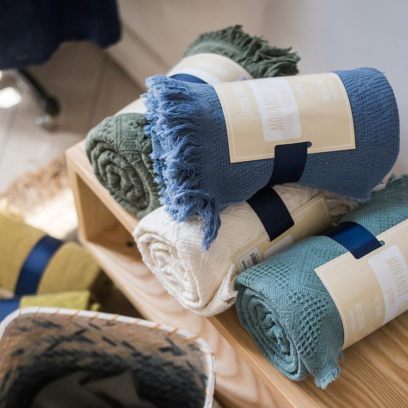 Cotton Sofa Throw Blanket