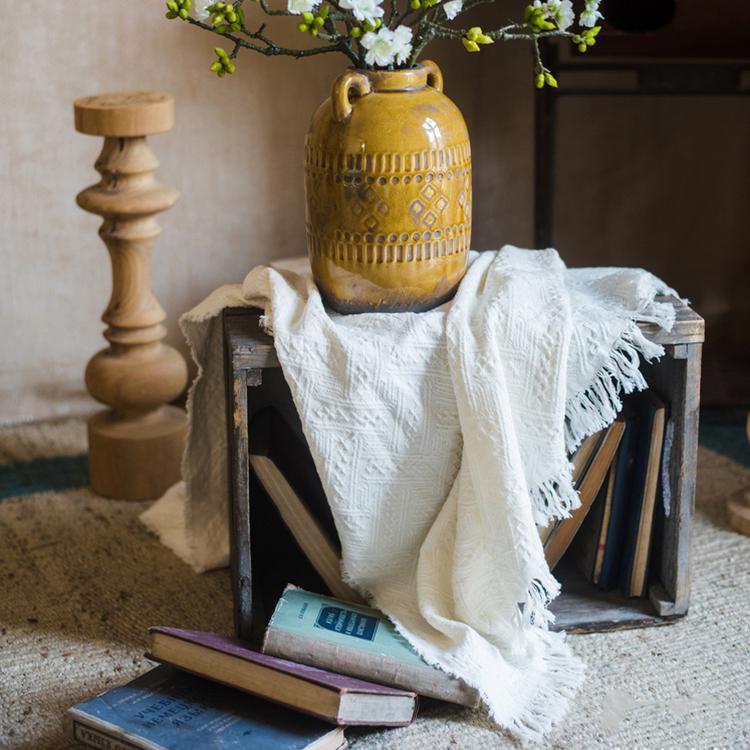 Cotton Sofa Throw Blanket