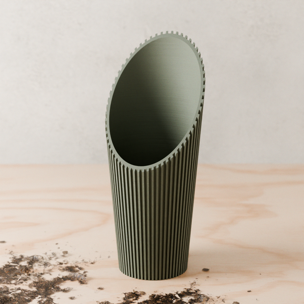 Cylindrical Soil Scoop