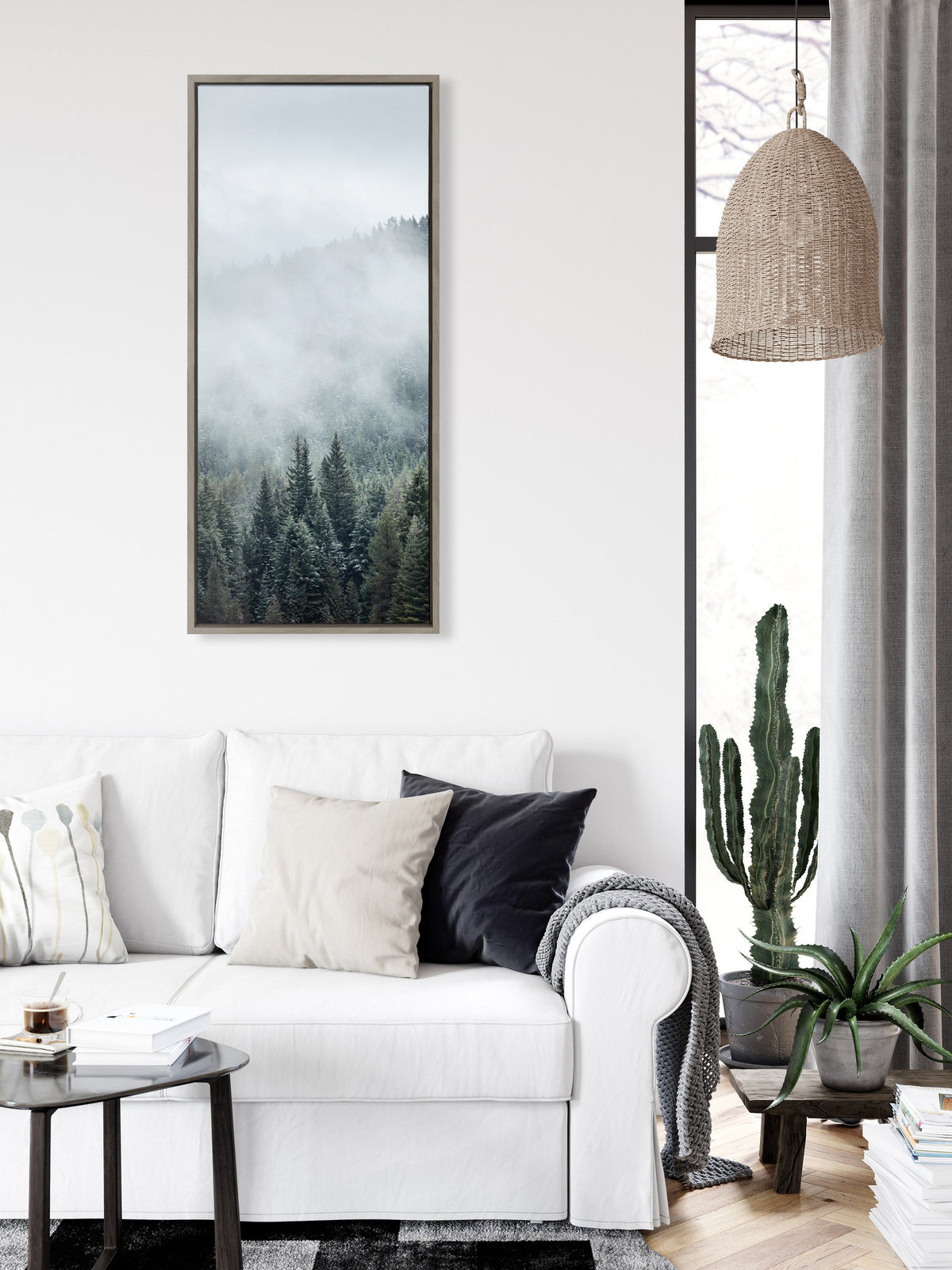 Sylvie Evergreen Dream Framed Canvas by Emiko and Mark Franzen of F2Images