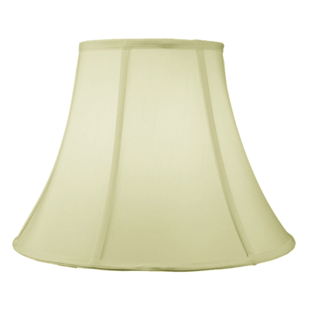 Home Concept Eggshell Shantung Bell Lamp Shade - 16"W x 12" Slant Height