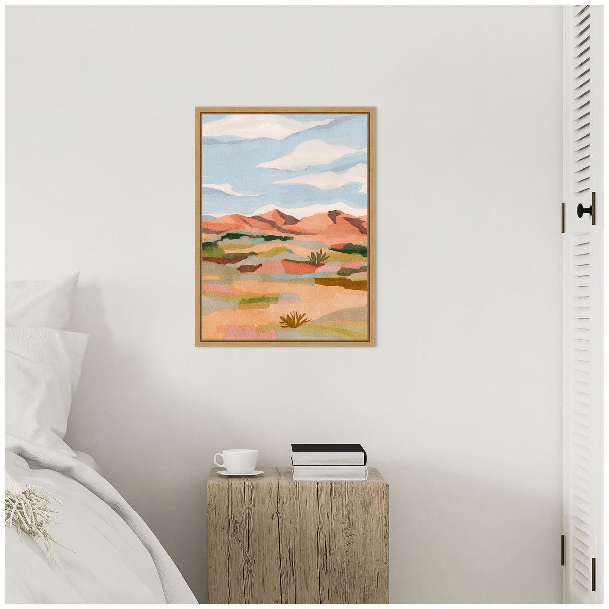 Sylvie Southwestern Dreams l Framed Canvas by Nikita Jariwala