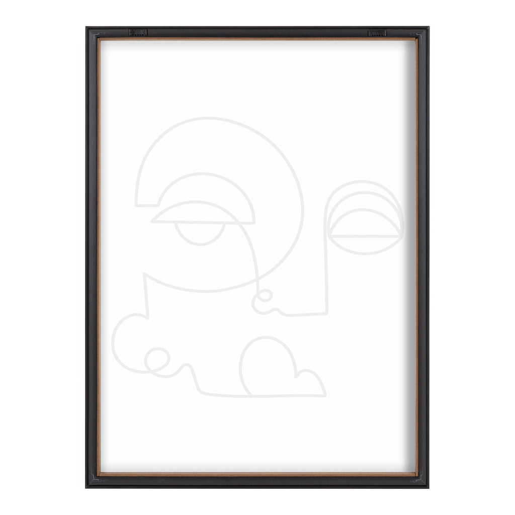 Blake Inner Battle Framed Printed Glass by Shatha Al Dafai