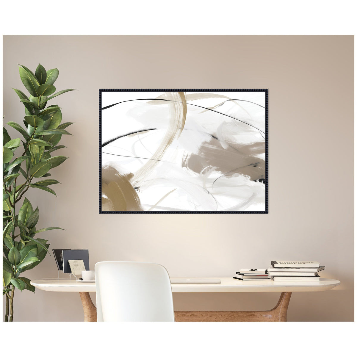 Sweeping Layers No. 3 by Amy Lighthall Framed Canvas Wall Art Print