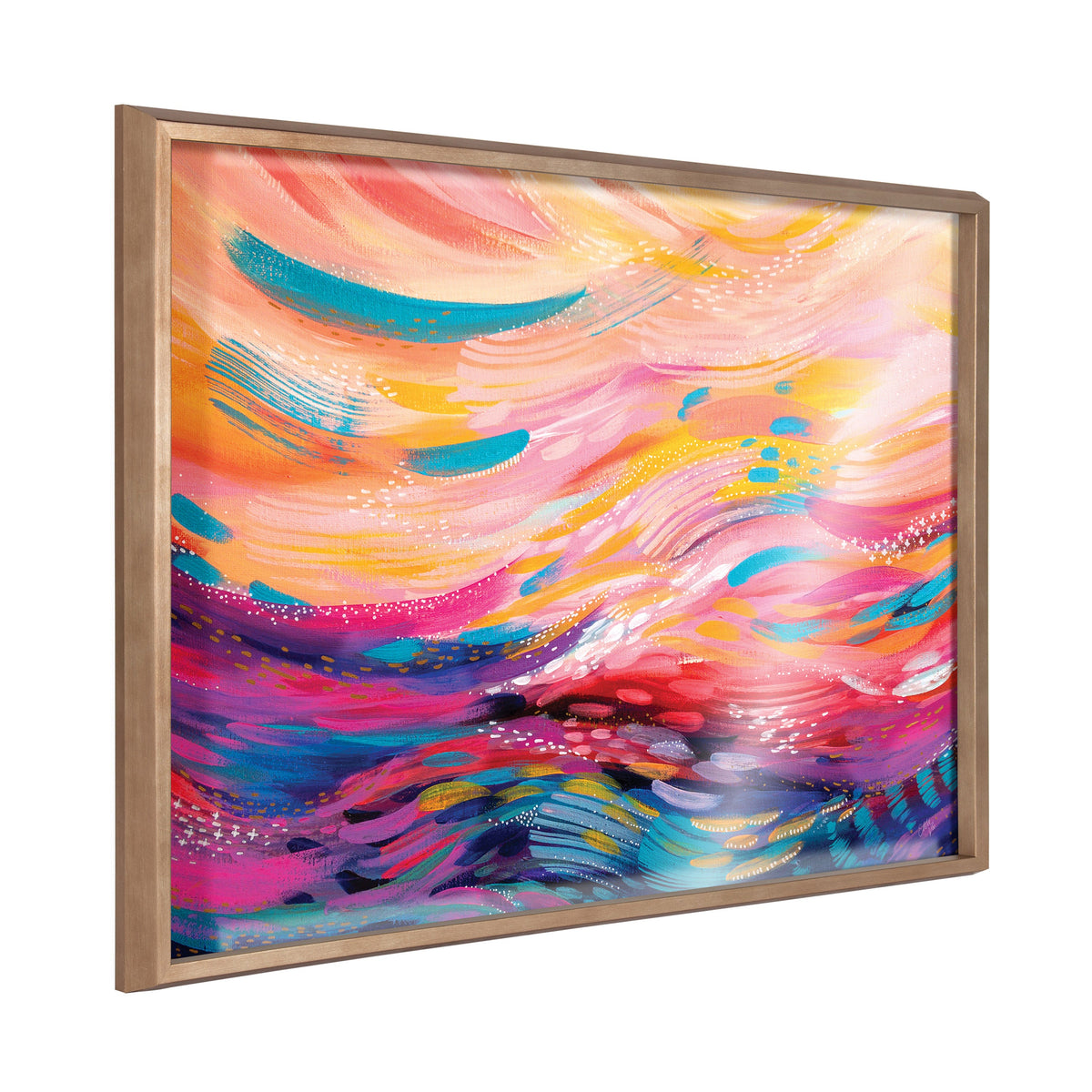 Blake BrushStrokes 90 Framed Printed Art by Jessi Raulet of Ettavee