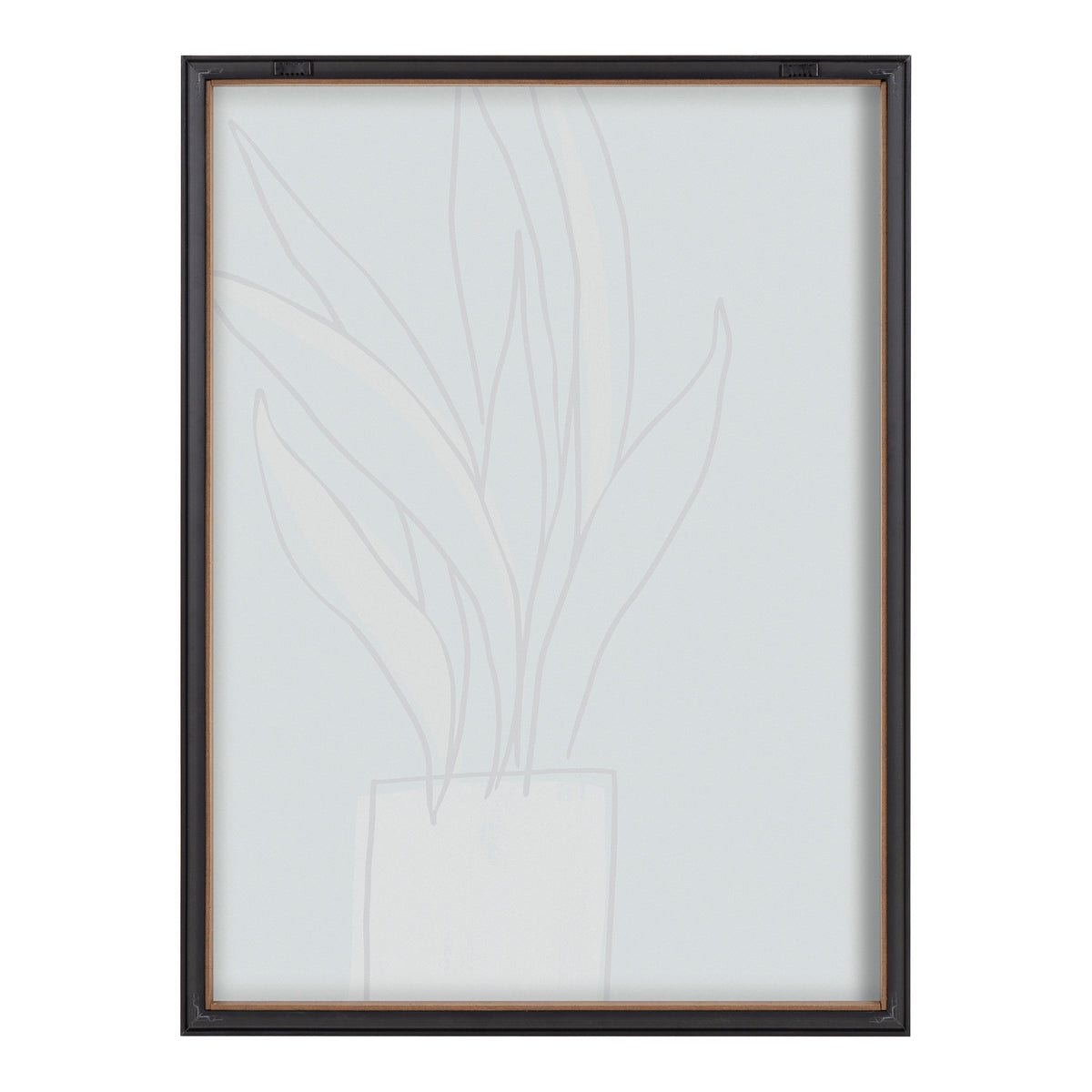 Blake Serene Growth Framed Printed Glass by Elizabeth Silver