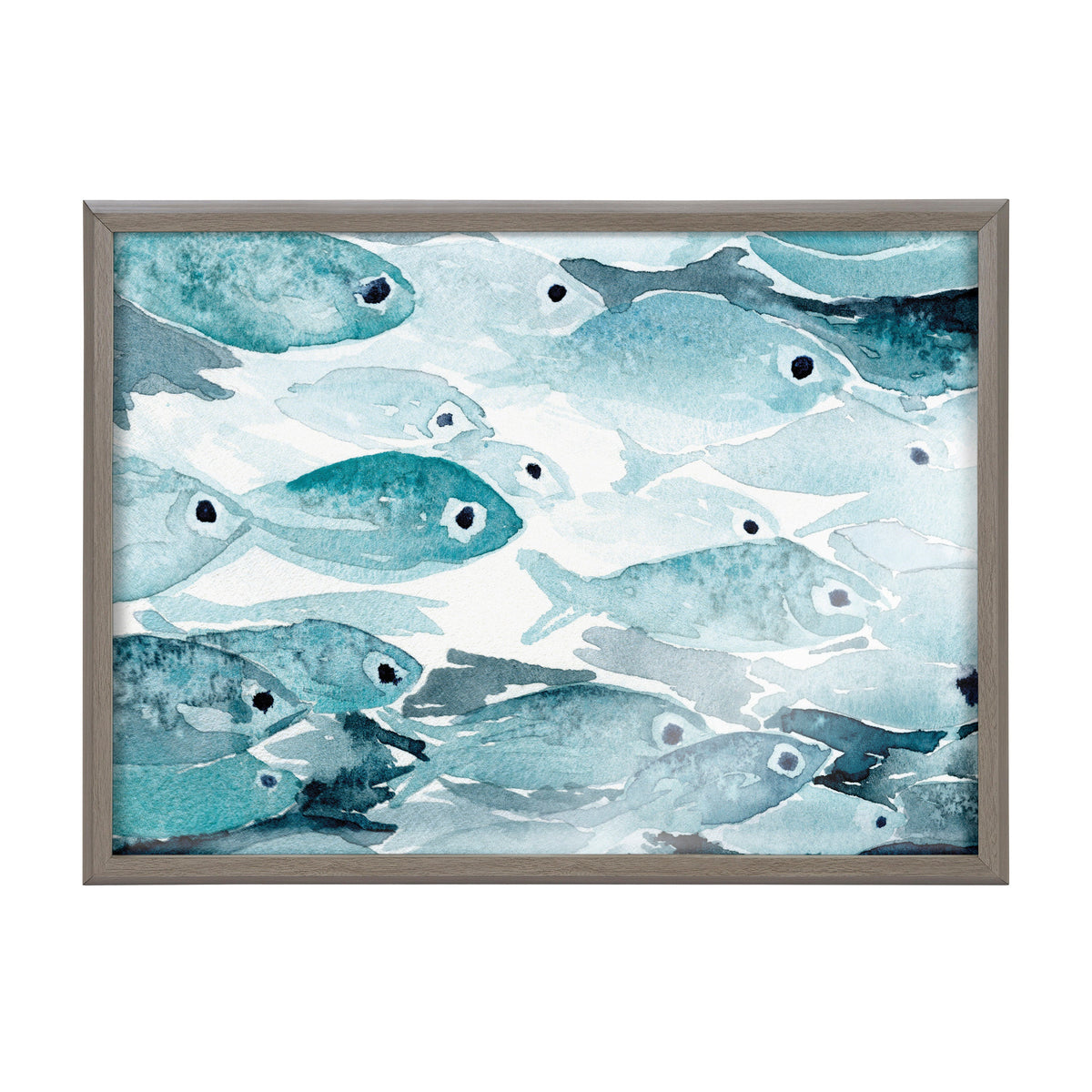 Blake Aholehole Framed Printed Glass by Janet Meinke-Lau