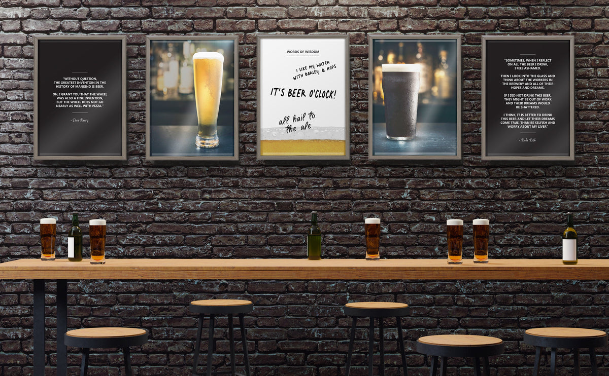 Blake Pub Framed Printed Glass by Emiko and Mark Franzen of F2Images