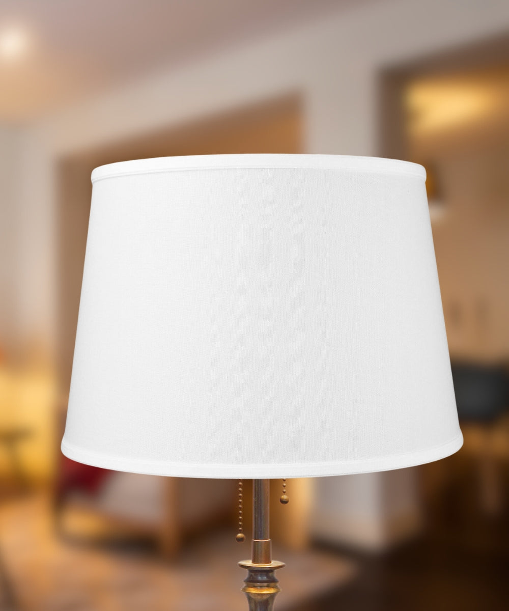 Home Concept White Floor Lamp Shade - 16"W x 11" Slant Height