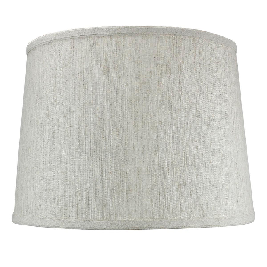 Home Concept Textured Oatmeal Drum Lamp Shade - 14"W x 10" Slant Height