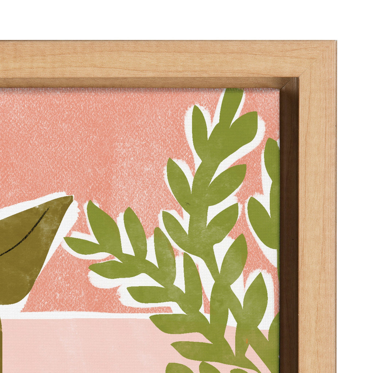 Sylvie Never Enough Plants Framed Canvas by Alja Horvat
