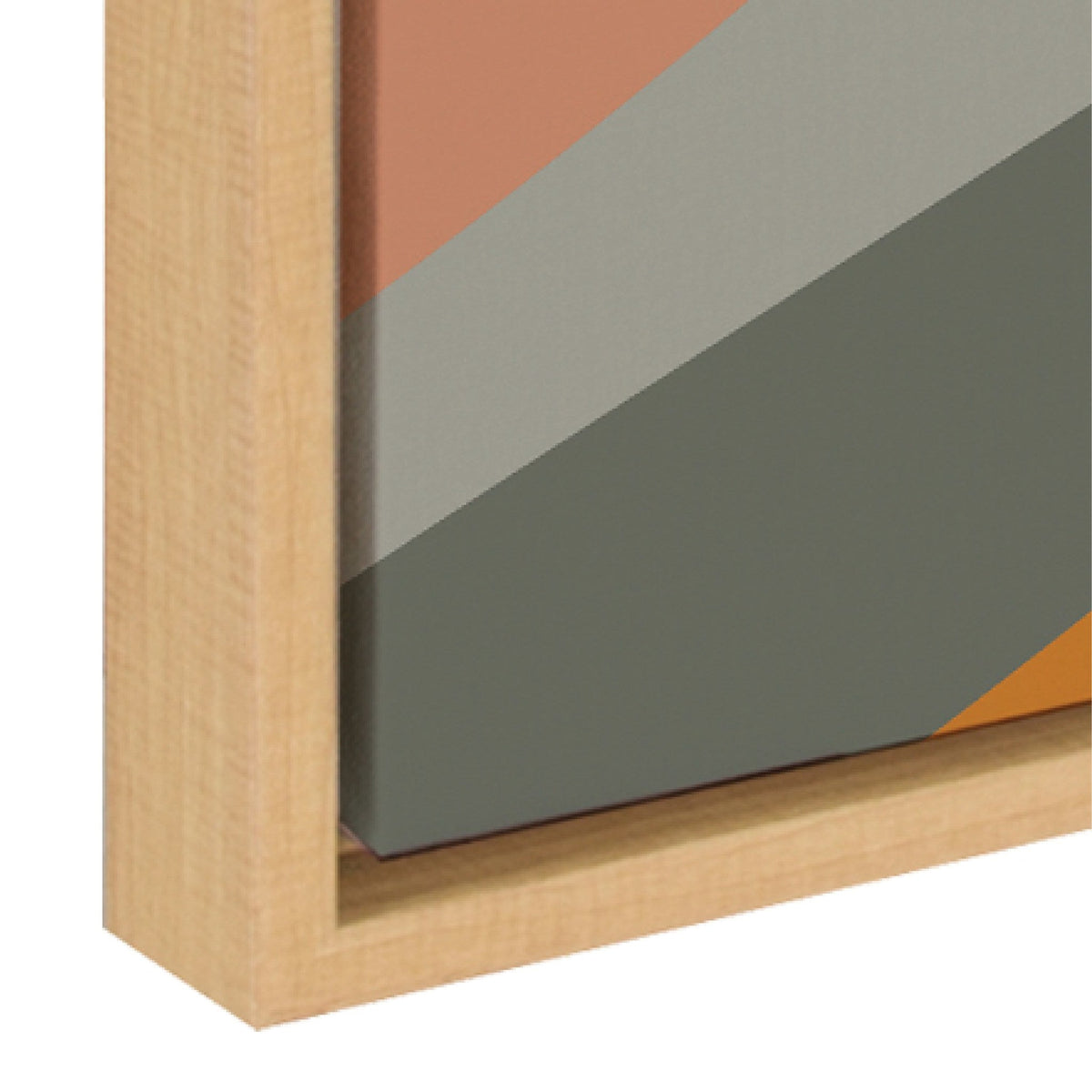 Sylvie Mid Century Modern Mountains Framed Canvas Set of 2 by Rachel Lee of My Dream Wall