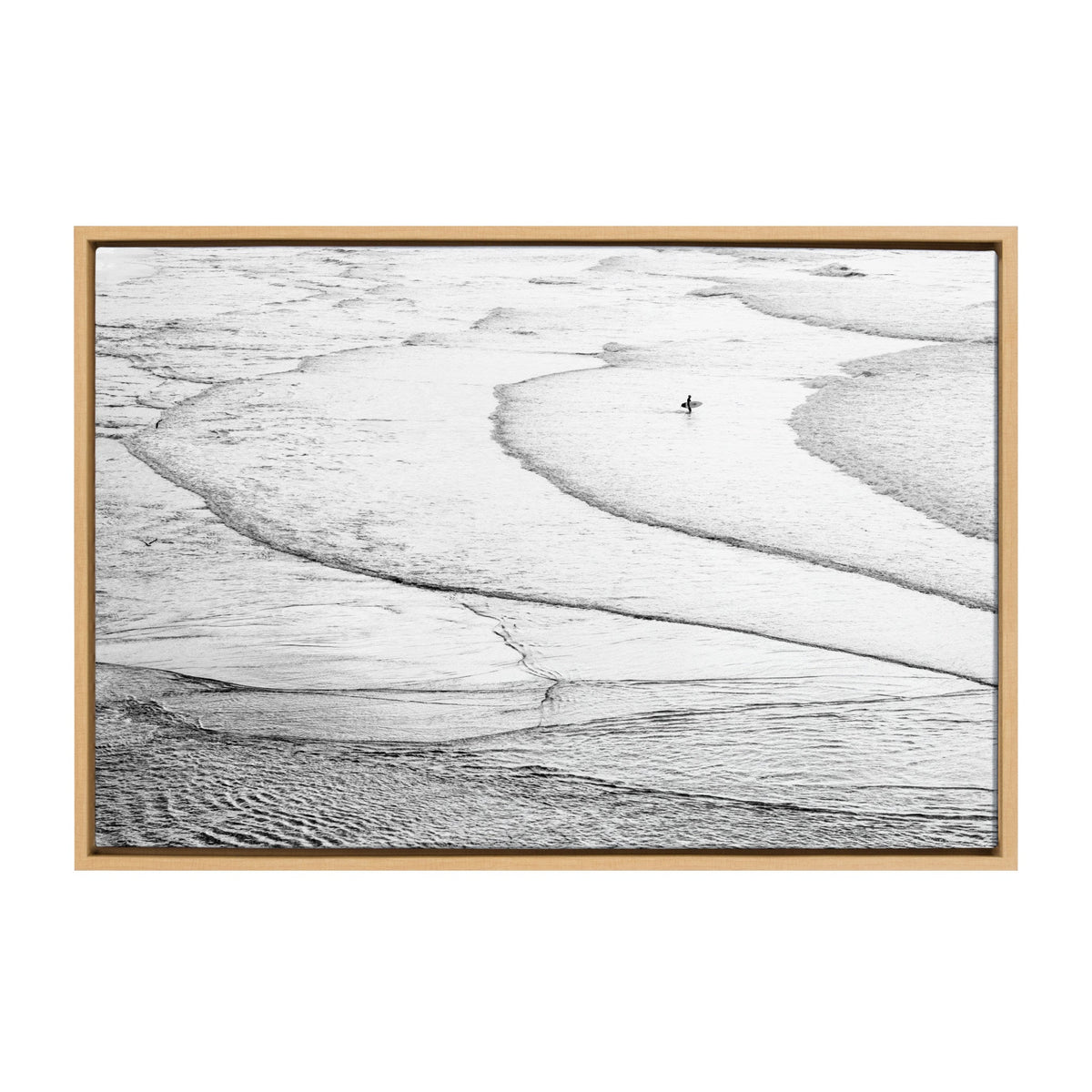 Sylvie Ocean Beach San Francisco Framed Canvas Wall Art by Pete Olsen