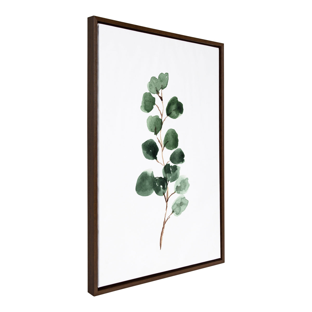 Sylvie Eucalyptus 3b Framed Canvas by Maja Mitrovic of Makes My Day Happy