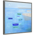 Sylvie Calm Waters Framed Canvas by Giuliana Lazzerini