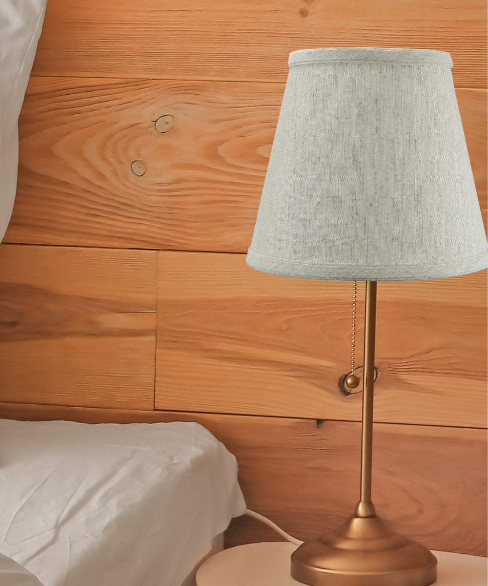 Home Concept Textured Oatmeal Hardback Lamp Shade Edison Clip-On - 8"W x 7" Slant Height