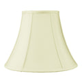 Home Concept Eggshell Shantung Bell Lamp Shade - 14"W x 11" Slant Height