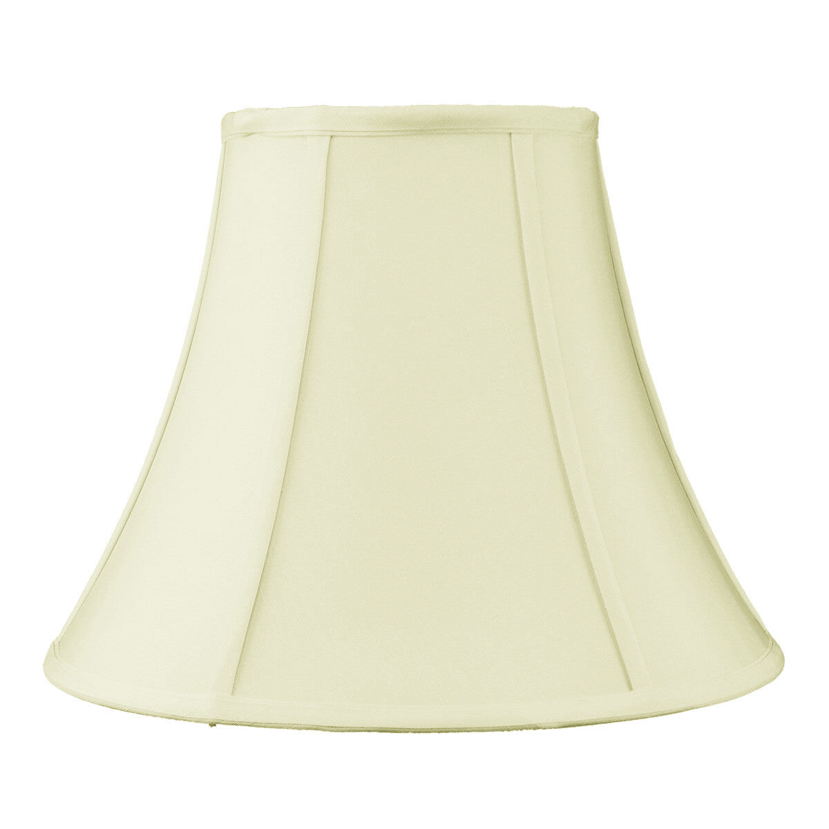 Home Concept Eggshell Shantung Bell Lamp Shade - 14"W x 11" Slant Height