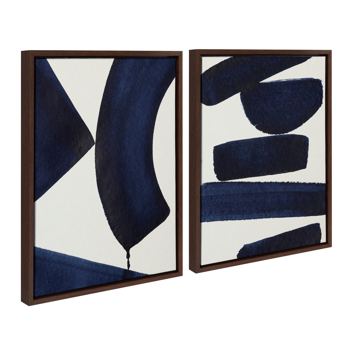 Sylvie Japandi 3 and Japandi 26 Framed Canvas Art Set of 2 by Rocket Jack