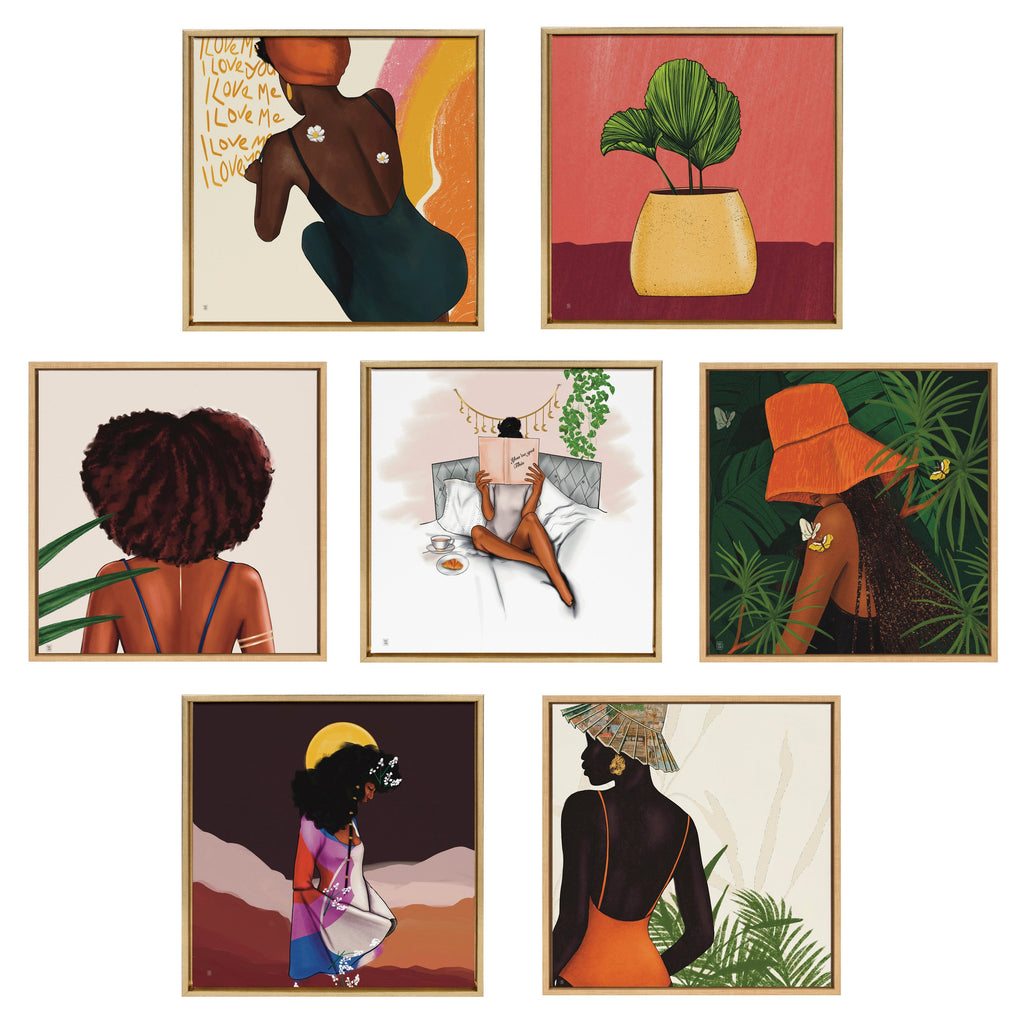 Sylvie Whatever You Want Framed Canvas by Mary Joak
