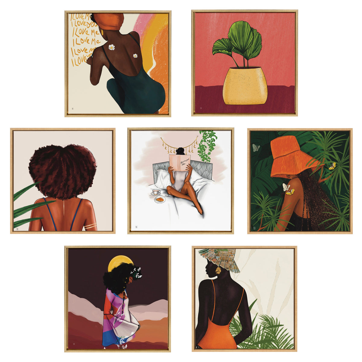 Sylvie Whatever You Want Framed Canvas by Mary Joak