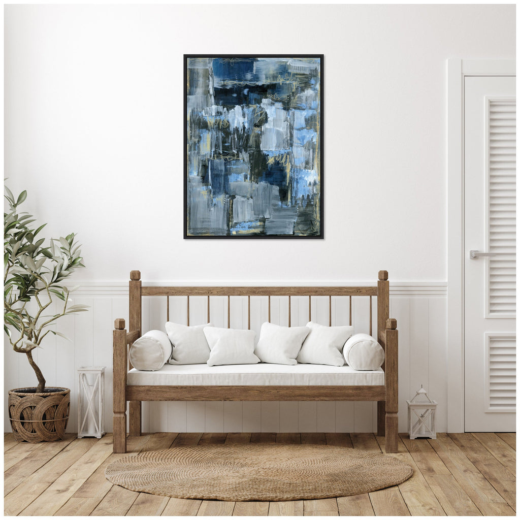 Sylvie Thunder Only Happens When its Raining Framed Canvas by Leah Nadeau