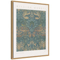 Sylvie Poster William Morris Peacock and Dragon 1878 Framed Canvas by The Art Institute of Chicago
