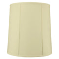 Home Concept Large Drum Lamp Shade Eggshell Shantung - 14" Top x 16" Bottom x 17" Slant Height, Spider Fitter