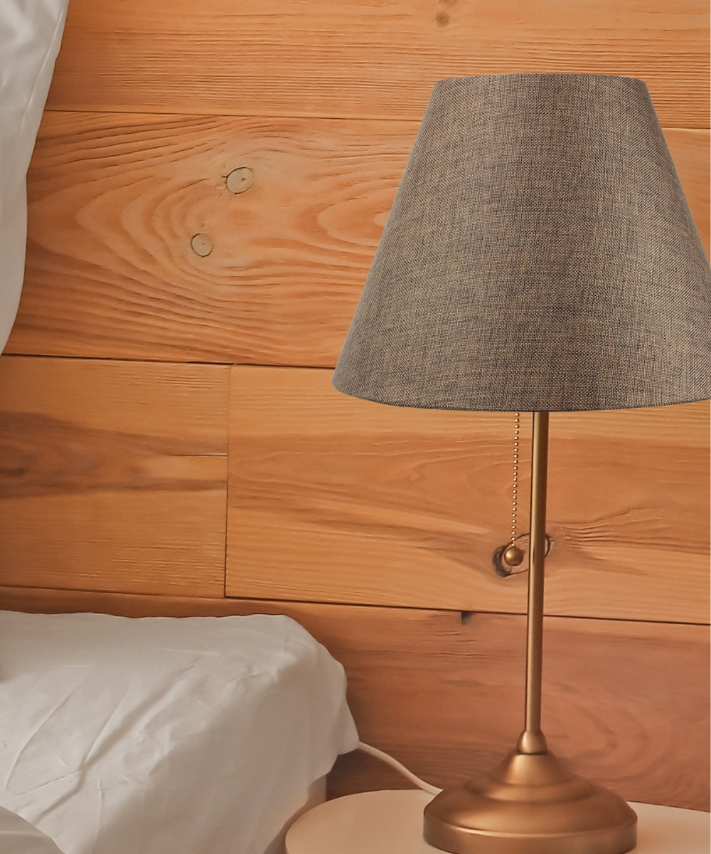 Home Concept Hardback Empire Lamp Shade - Chocolate Burlap - 16"W x 12" Slant Height, Spider Fitter