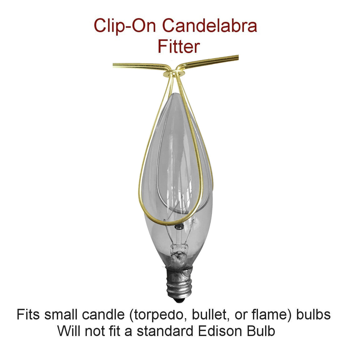 Home Concept Set of 6 Down White Scallop Stretch Clip-on Candelabra Lamp Shade - 5"W x 4" Slant Height
