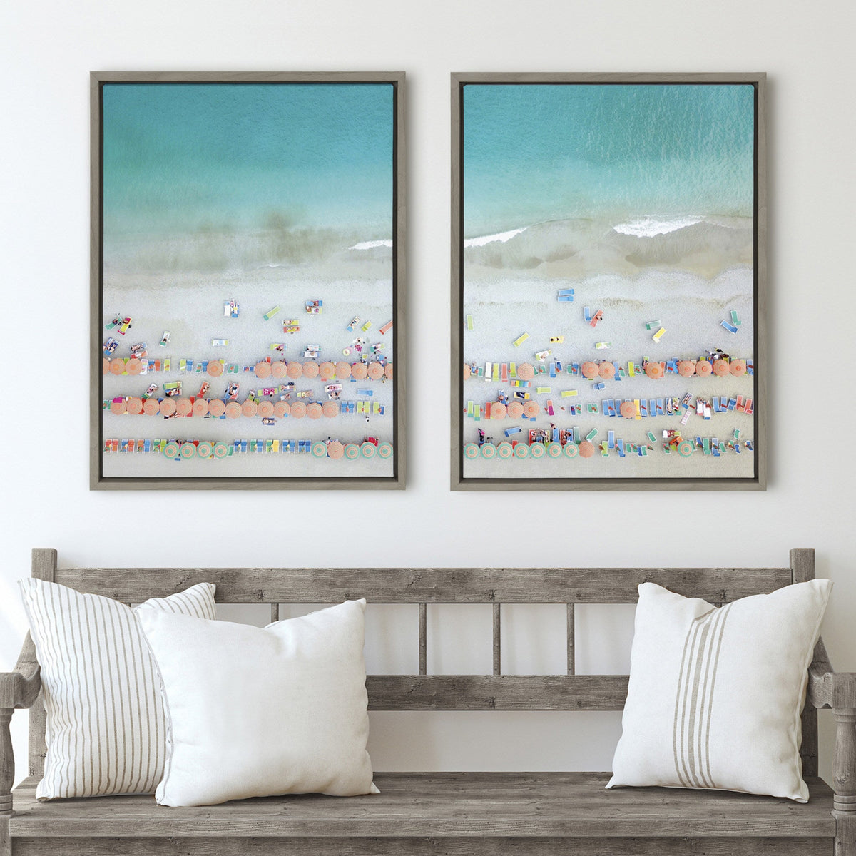 Sylvie Monterosso 6 Framed Canvas Set of 2 by Rachel Bolgov