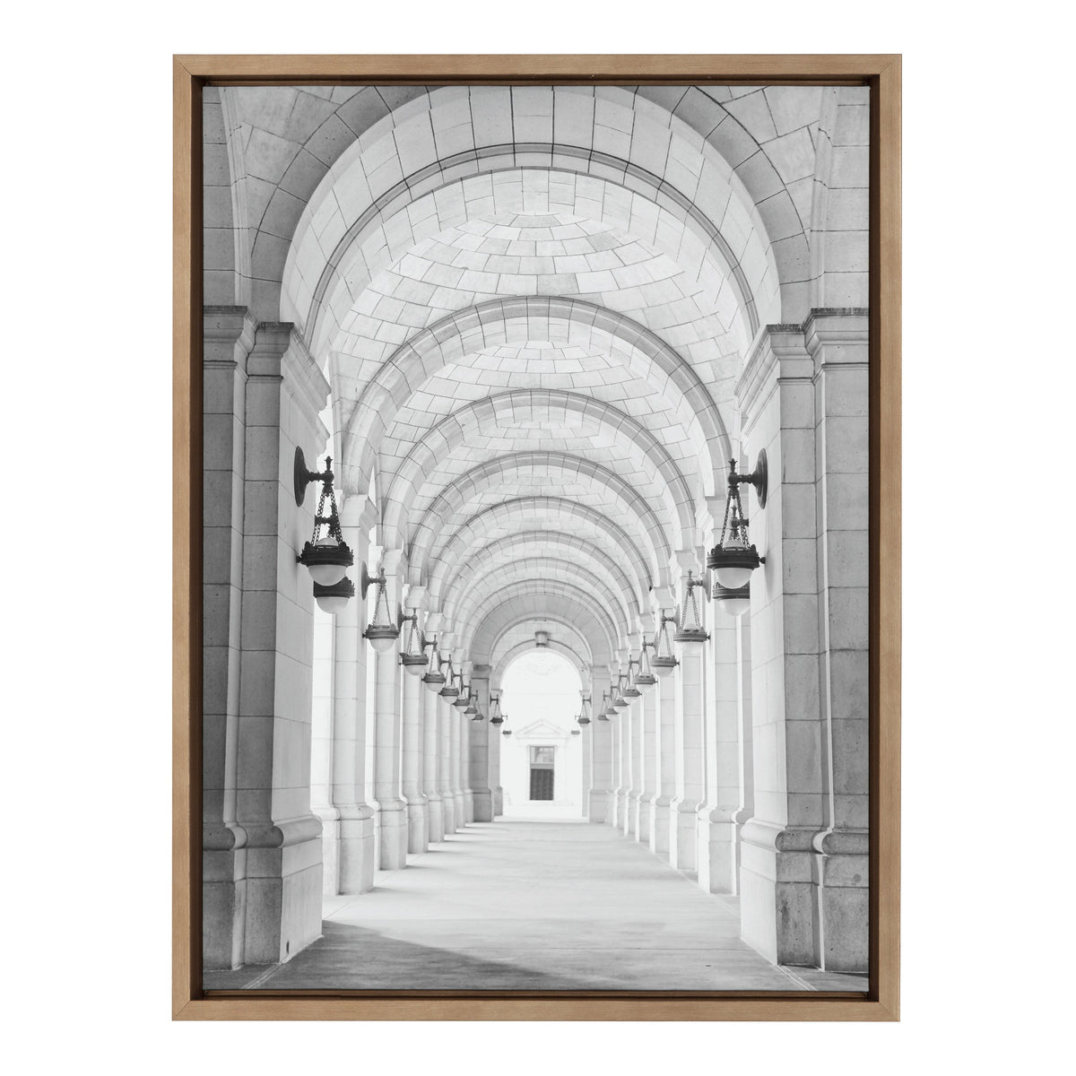 Sylvie Union Station Framed Canvas by Golie